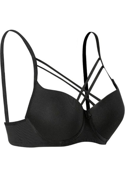 Iç Giyim Ebru Lüx Silikonlu Desteksiz Balenli Tulumlu Çapraz Sütyen (Sütyen Yıkama Topu Hediyeli )