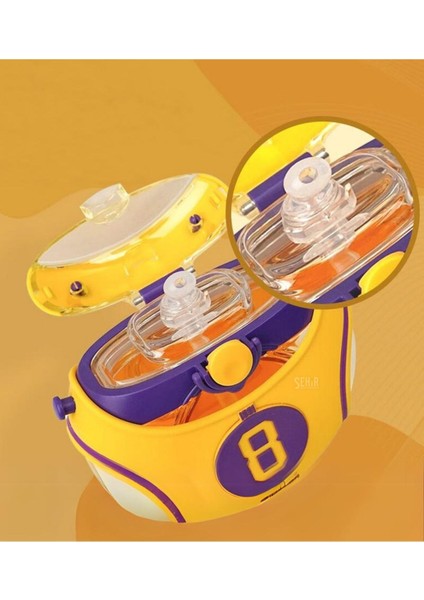 Renkli Çocuk Matarası 630ML Silikon Kapak ve Pipetli Tritan Matara fırsatları