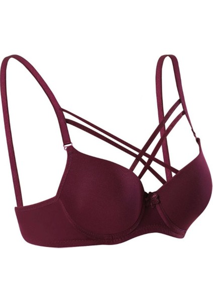 Iç Giyim Ebru Lüx Silikonlu Destekli Balenli Tulumlu Çapraz Sütyen (Sütyen Yıkama Topu Hediyeli )