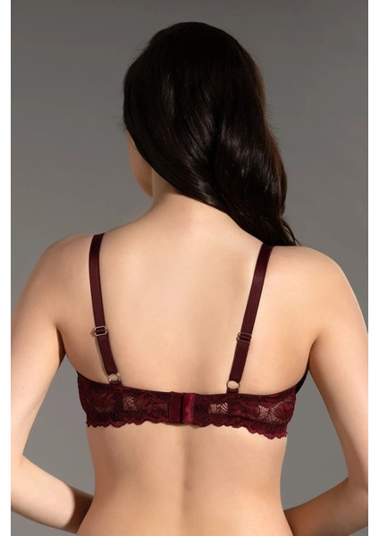 Iç Giyim Newbra Dantel Motif Işlemeli Tül Detaylı Desteksiz C Cup Sütyen fırsatları