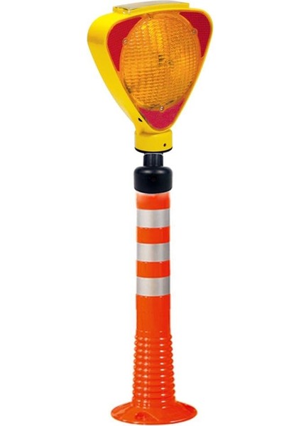 Solar Üçgen Flaşörlü Delinatör Seti (Sarı Flaşör)