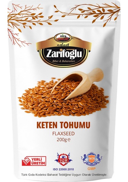Keten Tohumu Tane 200 gr