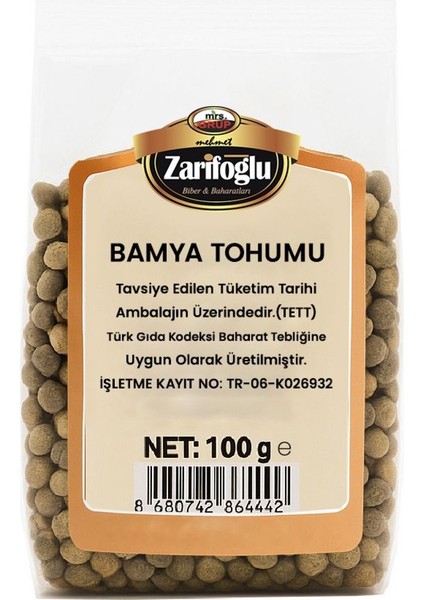 Bamya Tohumu Gram 100 gr