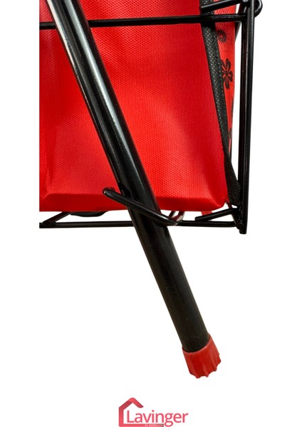 Kaliteli Metal Pazar Arabası Büyük Teker Kalın Telli 6 Mm. Mega Teker (22CM)