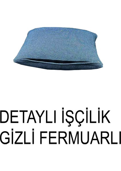 %100 Pamuk Petek 4'lü Kirlent Kılıfı modelleri