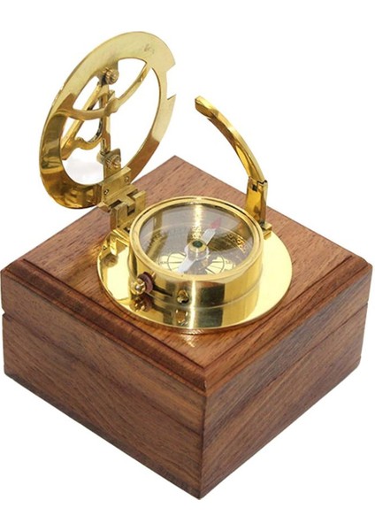 Ahşap Kutulu Pusula