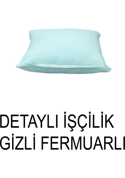 %100 Pamuk Petek 4'lü Kirlent Kılıfı modelleri