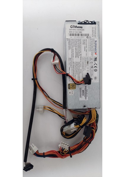 PWS-203-1H 1u 200W Multi-Output 80PLUS Gold Power Supply