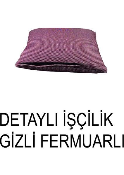 %100 Pamuk Petek 4'lü Kirlent Kılıfı fırsatları