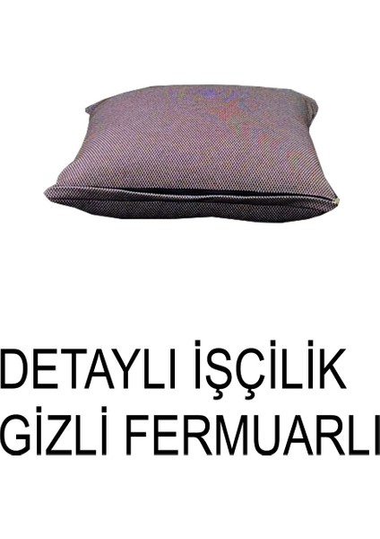 %100 Pamuk Petek 4'lü Kirlent Kılıfı modelleri
