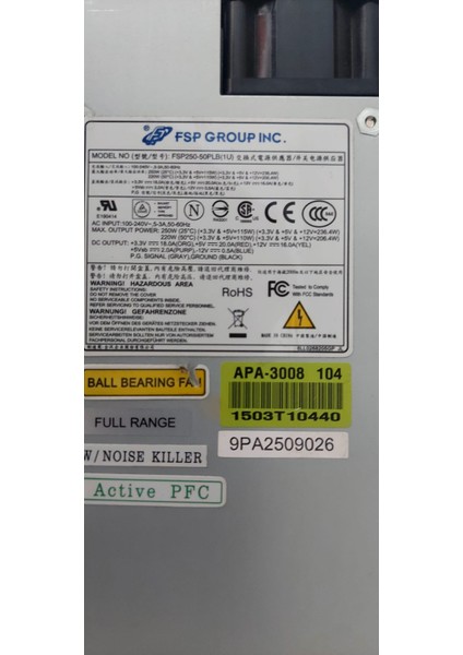 FSP250-50PLB(1U) 250W New Power Supply 9PA2509017 fiyatları