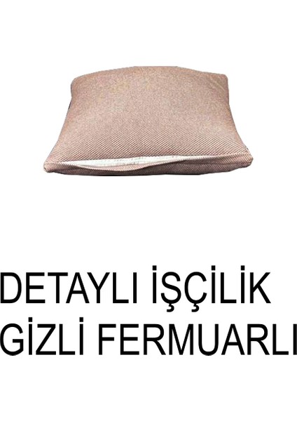 %100 Pamuk Petek 4'lü Kirlent Kılıfı modelleri