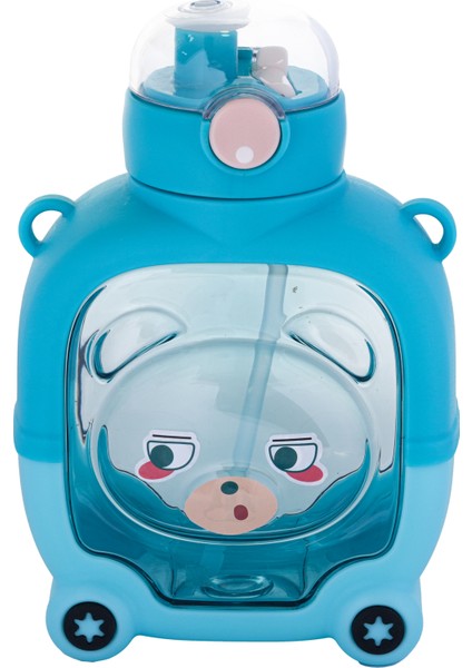 Hediyeli, İthal Lüx Kahverengi Matara/Suluk 1000 Ml (451)