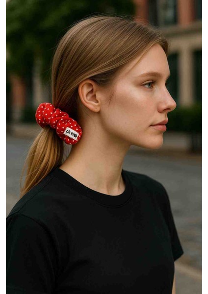 Mini Scrunchie Poplin Saç Lastiği modelleri