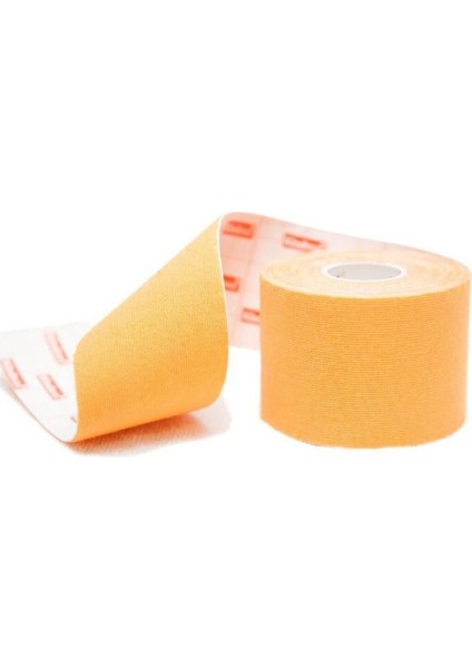 Turuncu ve Beyaz Kinesio Tape, Sporcu ve Günlük Kullanım Için Ideal Bant