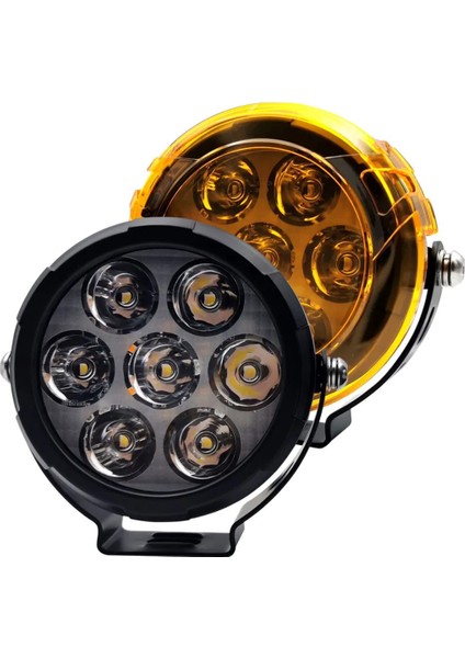 TRK 7 Led’li Yüksek Performanslı Off-Road Motorsiklet Far - Sis farı Seti