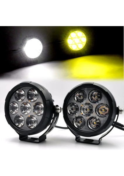 TRK 7 Led’li Yüksek Performanslı Off-Road Motorsiklet Far - Sis farı Seti fiyatları