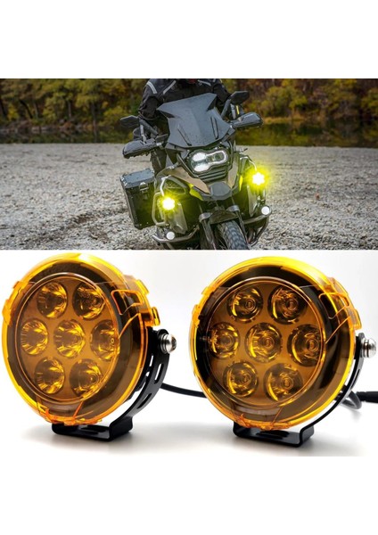 TRK 7 Led’li Yüksek Performanslı Off-Road Motorsiklet Far - Sis farı Seti modelleri