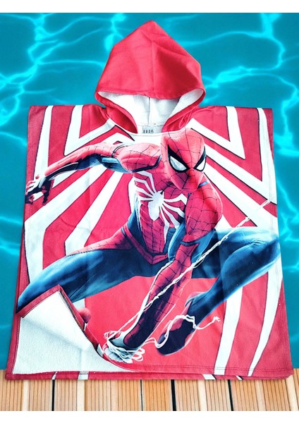 Erkek Çocuk Panço Pelerin Plaj & Deniz Havlusu