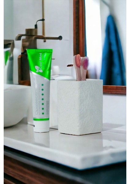 Diş Fırçası Kabı Diş Fırçalığı Fırçalık Beyaz Renk Model 7