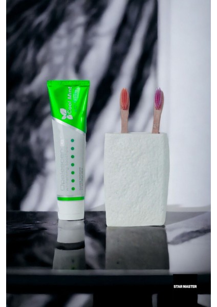 Diş Fırçası Kabı Diş Fırçalığı Fırçalık Beyaz Renk Model 7