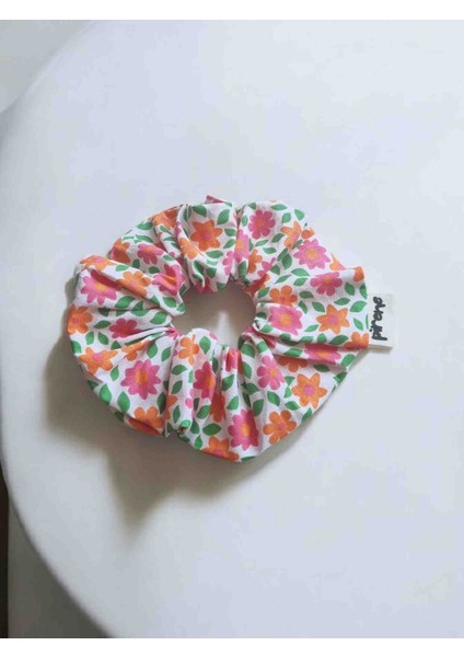 Flora Duo Scrunchie Toka Pembe modelleri
