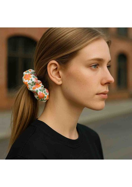Flora Duo Scrunchie Toka Pembe fırsatları