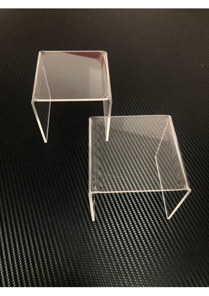 Şeffaf Pleksi Yükseltici Standı 8x8 Cm, Banyo, Mutfak ve Baharat Düzenleyici fiyatları