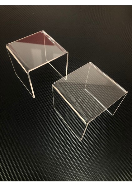 Şeffaf Pleksi Yükseltici Standı 8x8 Cm, Banyo, Mutfak ve Baharat Düzenleyici modelleri