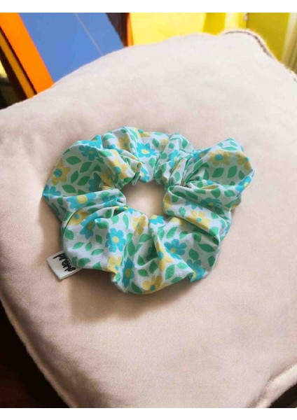 Flora Duo Scrunchie Toka Yeşil modelleri