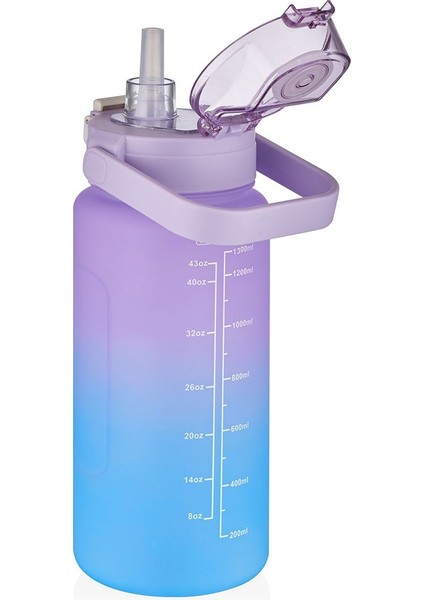 Lila 1500 ml Çok Renkli Su Matarağı, Sağlıklı ve Şık Tasarım fiyatları