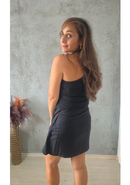 Aksesuarlı Şort Etek modelleri