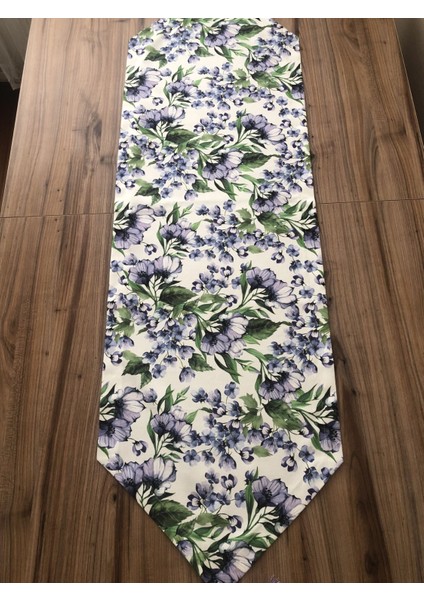 Lila Çiçek Desenli Runner modelleri