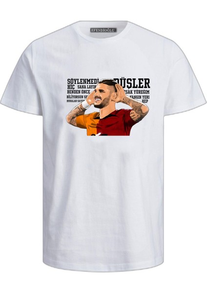 Söylenmedi Hiç Sana Layık Düşler Pamuklu Tshirt