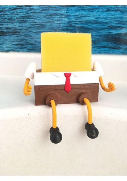 Turkuaz Sünger Bob Süngerlik, Eğlenceli ve Renkli Mutfak Aksesuarı