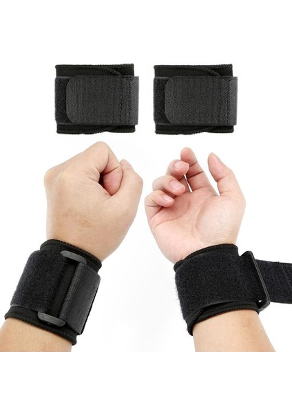 2 Adet El Bilek Bandajı Elastik Sporcu Bilekliği Fitness Ağırlık Destek Crossfit Body Destekstandart fırsatları
