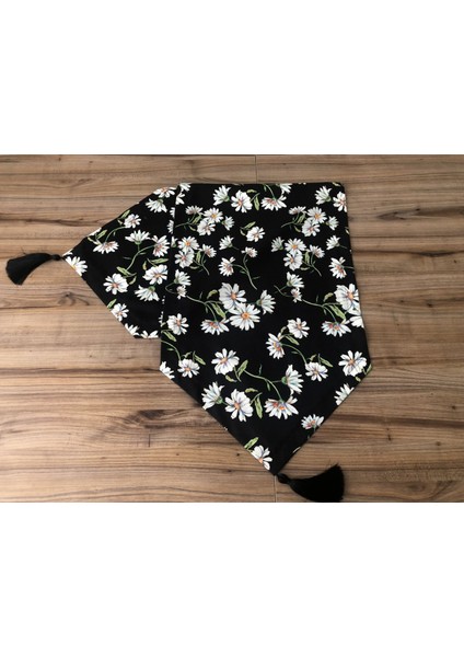 Papatya Desenli Runner