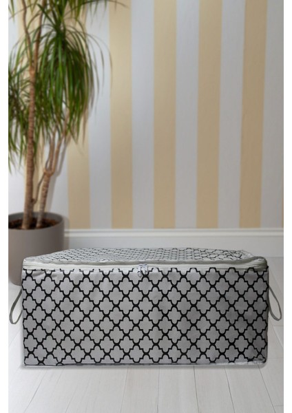 8'li Büyük Boy Saklama Çantası, Giysi ve Yastık Düzenleyici, 65X45X22, Çiçek Desen modelleri