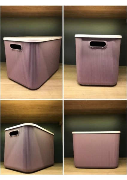 Mor Çok Amaçlı Dolap Içi Düzenleyici Kutu, 21 Lt, Pratik ve Şık Organizatör fiyatları