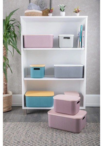 Mor Çok Amaçlı Dolap Içi Düzenleyici Kutu, 21 Lt, Pratik ve Şık Organizatör modelleri
