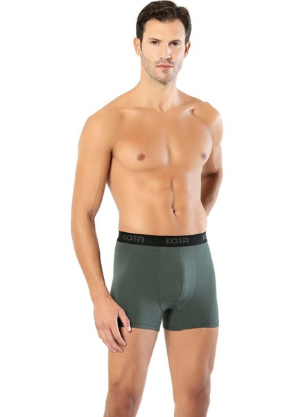 Iç Giyim Kota (6 Adet) Kalın Lastik Kemer Erkek Modal Boxer