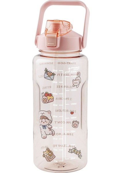 Motivasyon Şeffaf Matara, Enerji Dolu ve Canlandırıcı Tasarım fırsatları