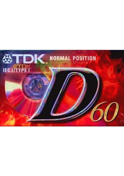 Normal Position Type 1 / D 60 Boş Teyp Kaset