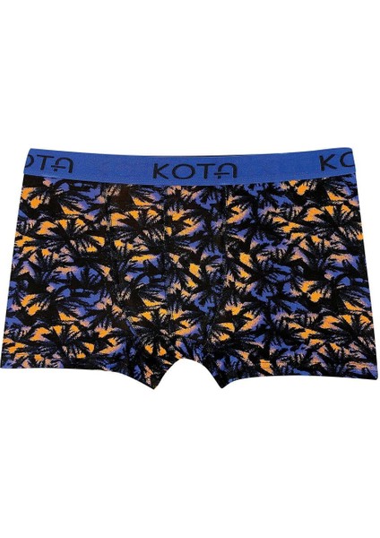 Iç Giyim Kota (6 Adet) Erkek Baskılı Likralı Boxer modelleri
