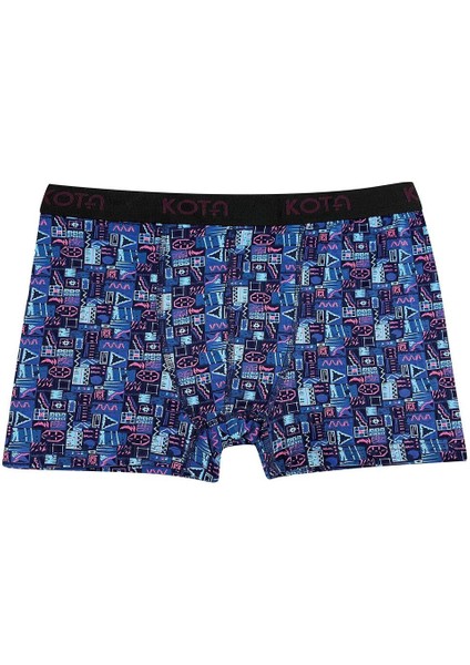 Iç Giyim Kota (6 Adet) Erkek Baskılı Likralı Boxer indirimleri