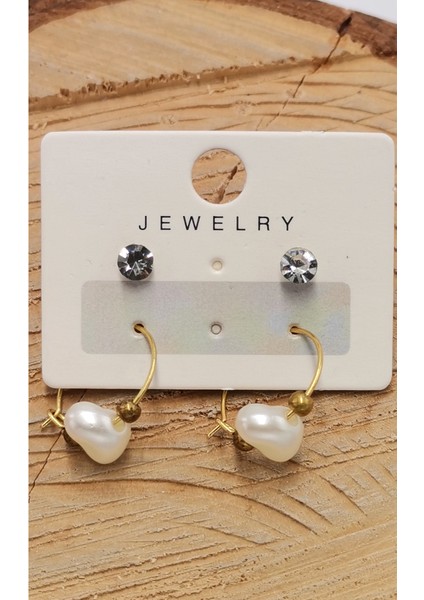 Renkli Figürlü Lüks Küpe