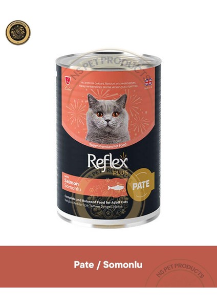Plus Pate Somonlu Yetişkin Kedi Maması 3X400GR fiyatları