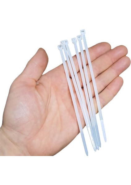 Beyaz Plastik Kablo Bağı Plastik Kelepçe 3,6MMX15CM 100 fiyatları