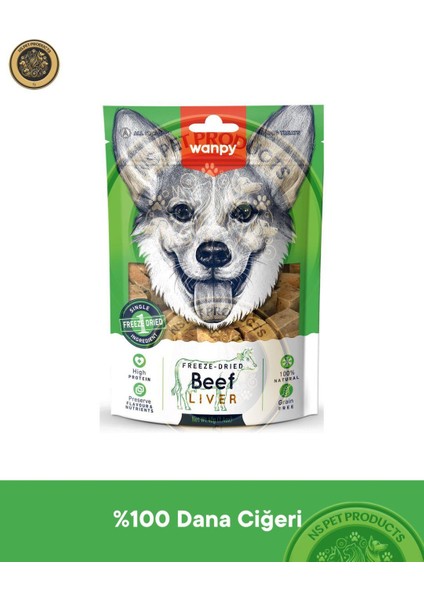 Kurutulmuş Gerçek Dana Ciğeri Köpek Ödülü 3X40GR fiyatları