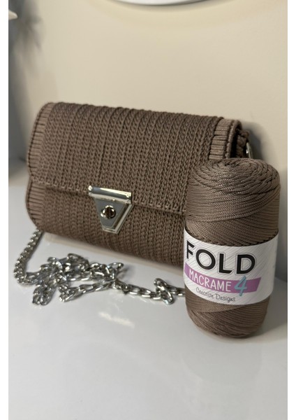 Bodrum Çanta Örgü Kiti (45X21CM) Polyester No.4 Plastik Kanvas Çanta Seti